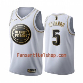 NBA Detroit Pistons Trikot Luke Kennard 5 Nike 2019-2020 Weiß Golden Edition Swingman - Herren